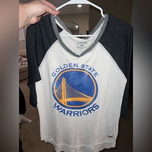 Golden state warriors baseball tee
